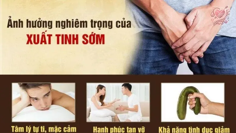 Ảnh hưởng của xuất tinh sớm
