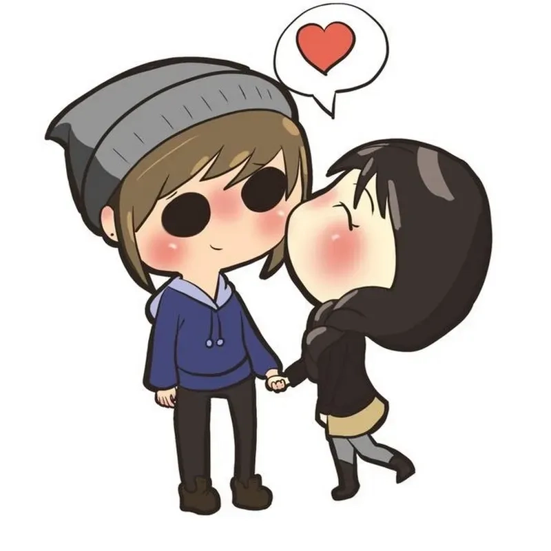 Thưởng thức hình cặp đôi chibi cute với phong cách sinh động