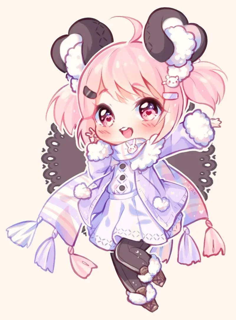 Cực chất với hình ảnh chibi nữ cute ngầu đầy cá tính