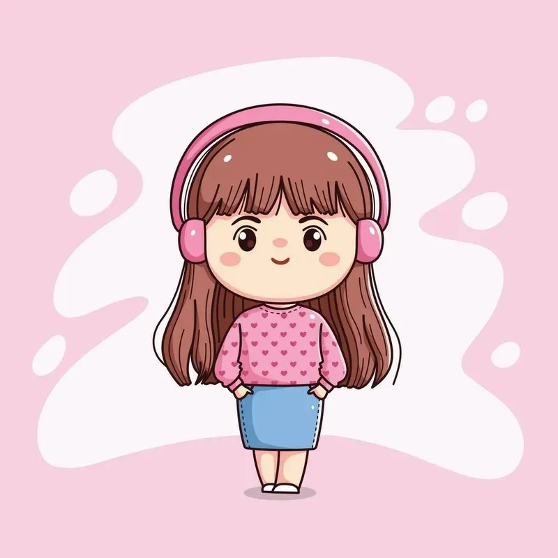 Ngắm nhìn ảnh anime nữ cute chibi đầy ấn tượng