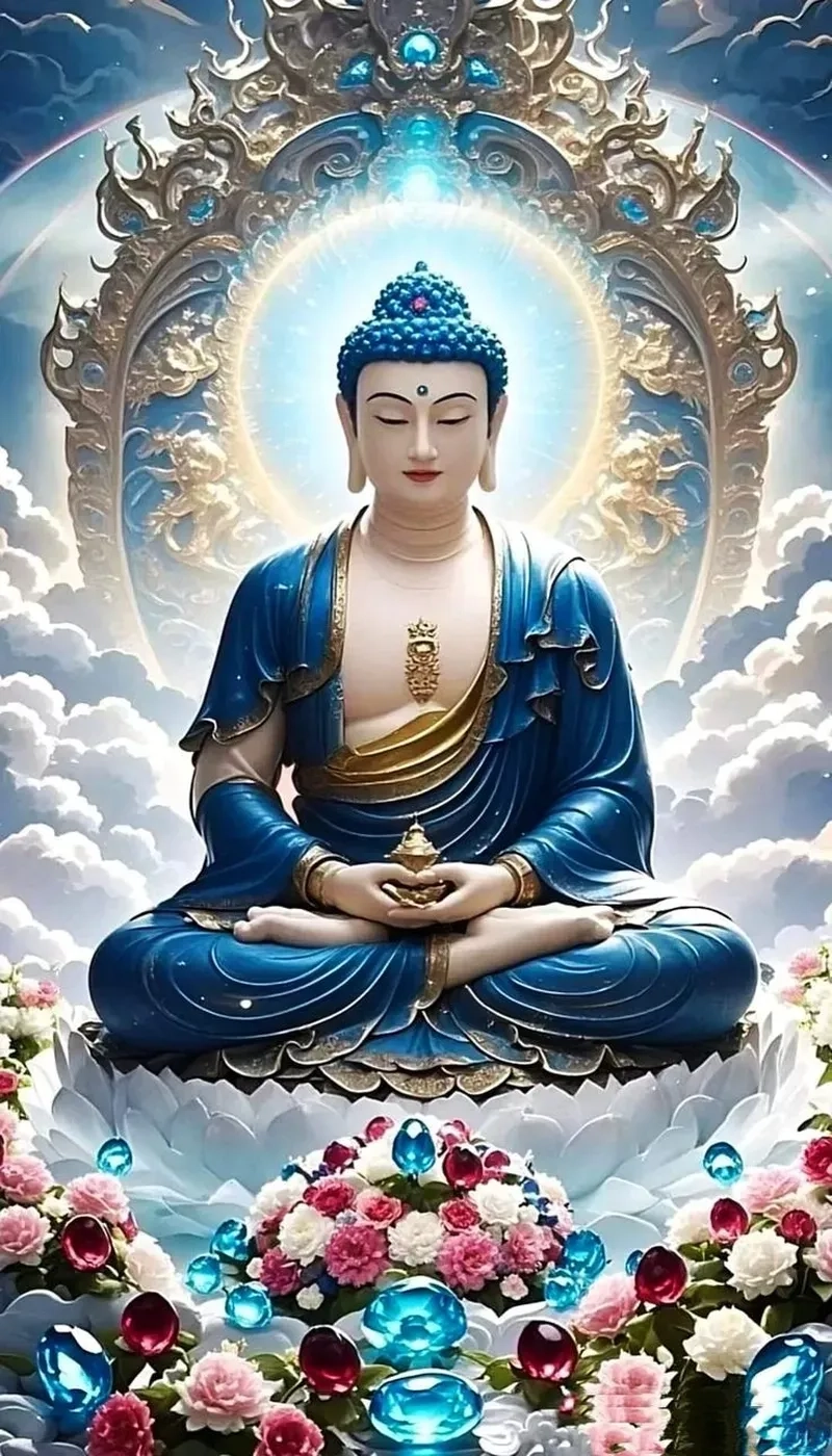 Sống động với ảnh phật 3d chân thực đến từng đường nét