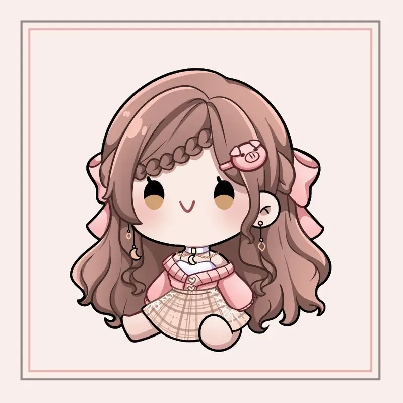 Ngắm nhìn hình ảnh chibi cute nữ với phong cách đáng yêu