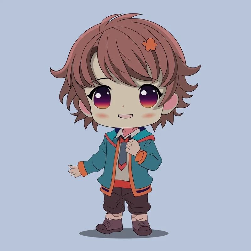 Những khoảnh khắc ngộ nghĩnh trong hình anime chibi nam cute, ai cũng mê
