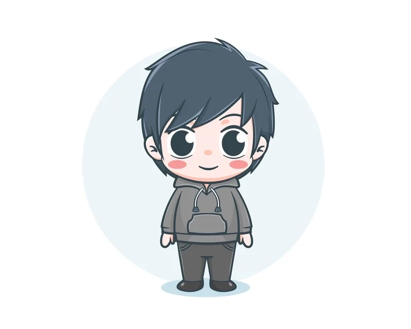 Sự kết hợp độc đáo của ảnh anime chibi lạnh lùng, ngầu nhưng vẫn đáng yêu