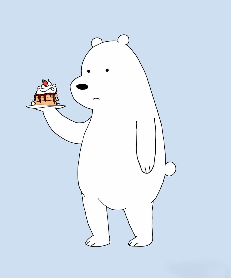 Tạo điểm nhấn với hình gấu trắng cute khiến ai cũng phải mê mẩn
