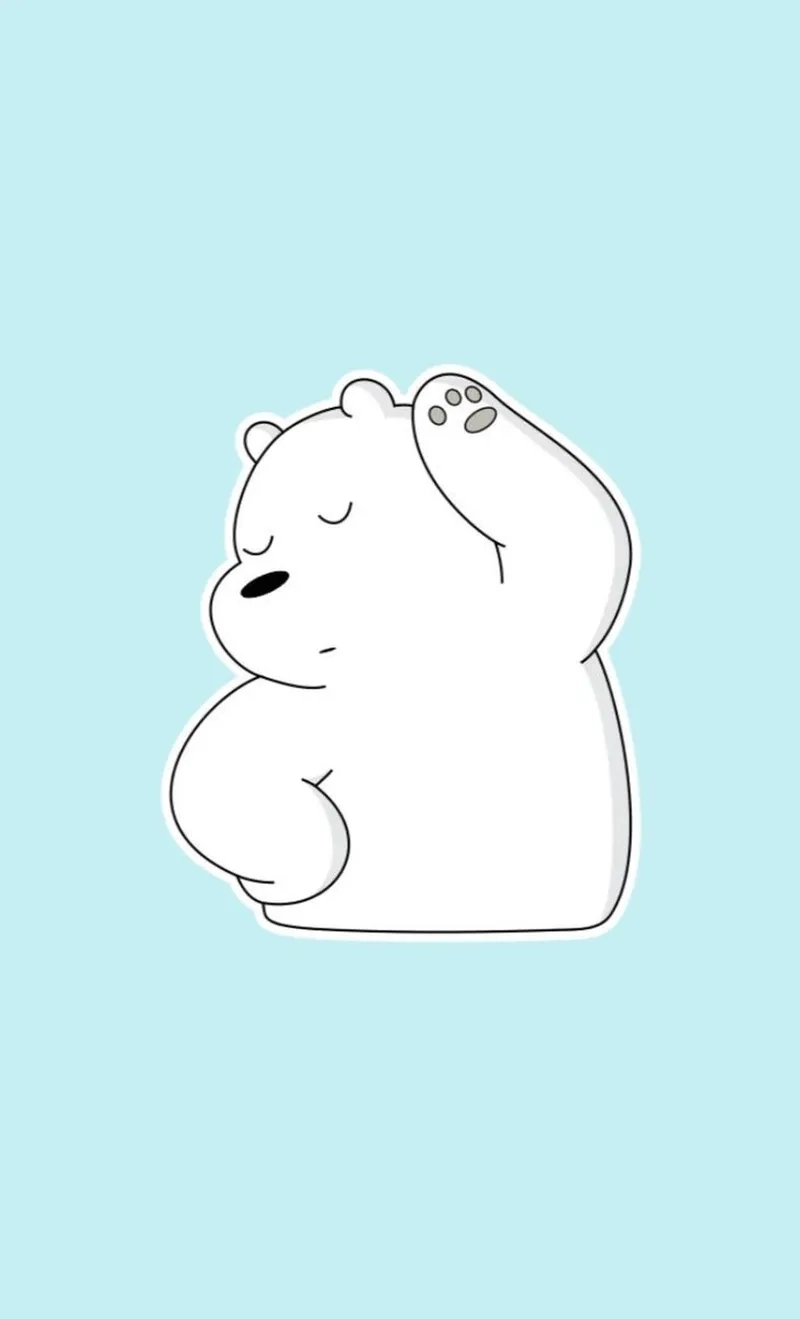 Tổng hợp những hình ảnh gấu trắng cute dễ thương nhất dành cho bạn