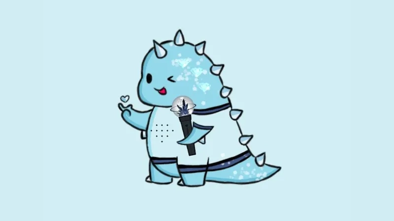 Tô điểm màn hình với hình nền khung long cute siêu xinh