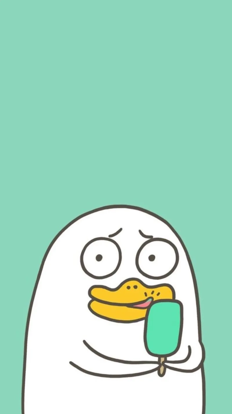 Thêm nét ngộ nghĩnh với avatar vịt trắng cute