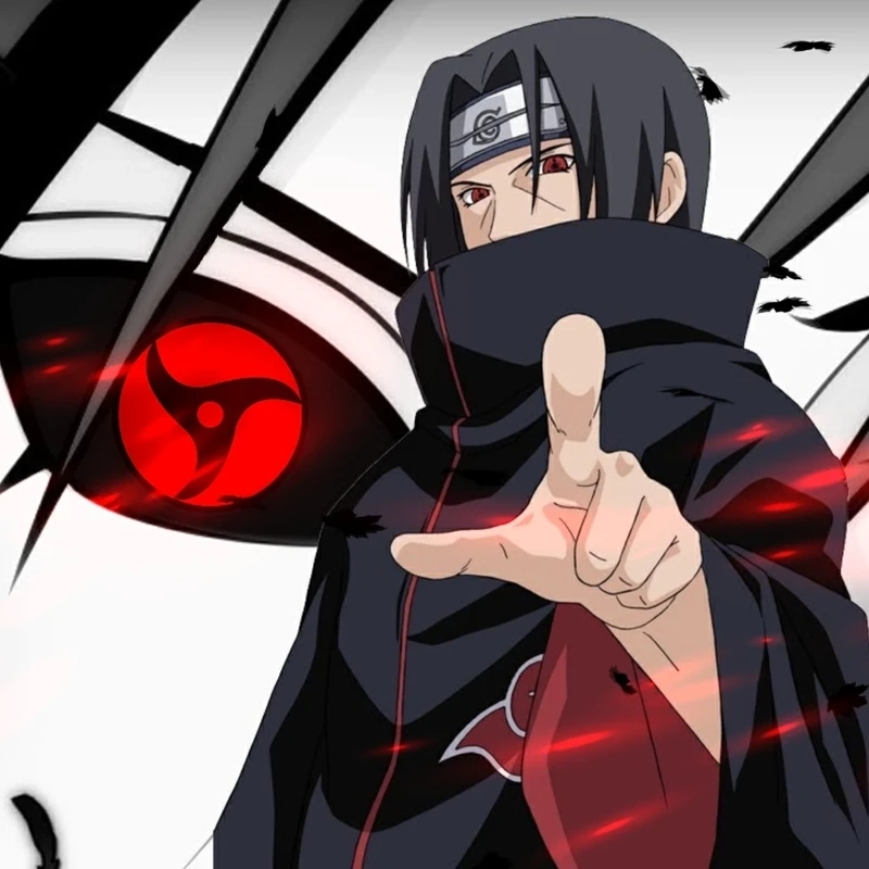 Hình itachi sharingan ánh mắt huyền thoại đầy uy lực