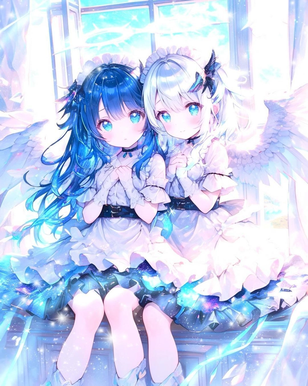 Sự kết nối đặc biệt trong ảnh 2 người anime, đầy ý nghĩa