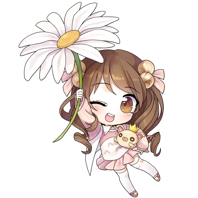 Sự kết hợp độc đáo giữa ảnh anime nữ cute ngầu, vừa đáng yêu vừa cá tính