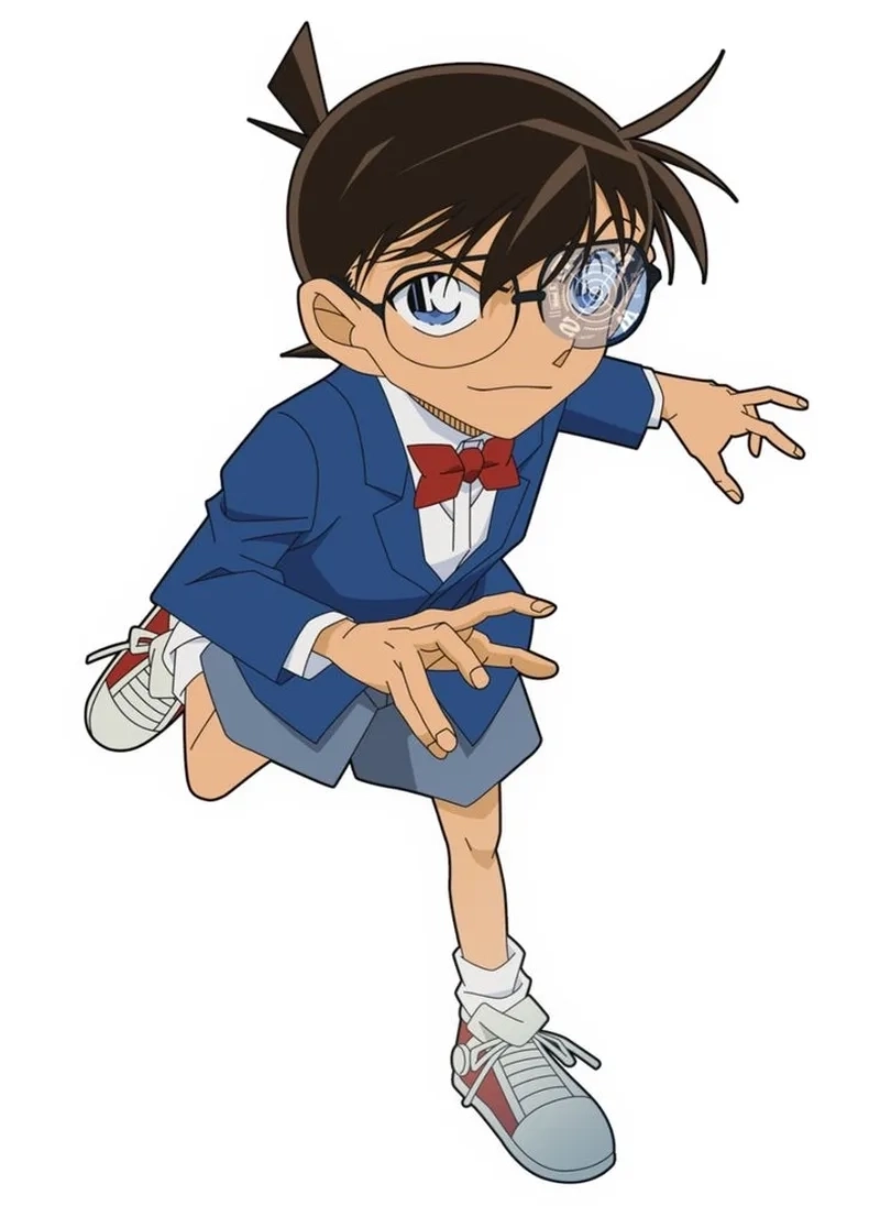 Edogawa conan ngầu với ánh mắt sắc bén của thám tử
