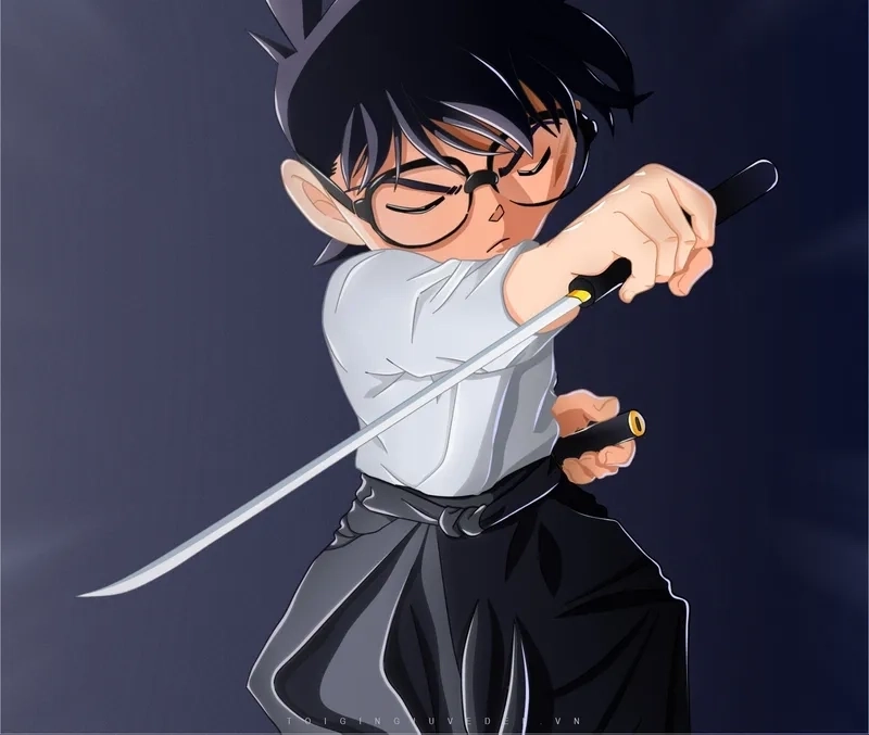Hình nền cute conan đáng yêu, phù hợp mọi thiết bị