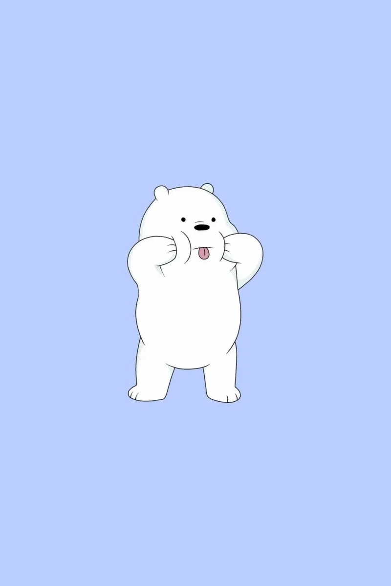 Bộ sưu tập ảnh gấu trắng we bare bear với độ nét siêu cao