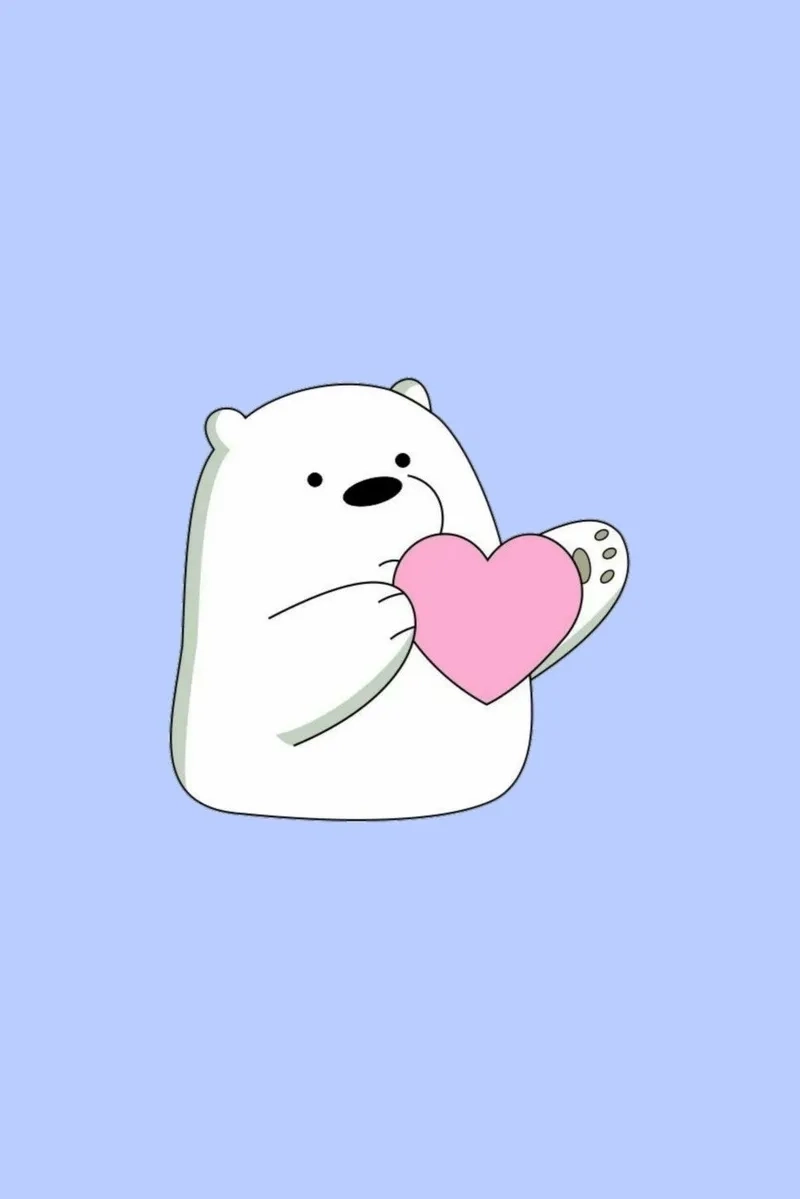 Khám phá ảnh gấu trắng ice bear đáng yêu và đầy cá tính