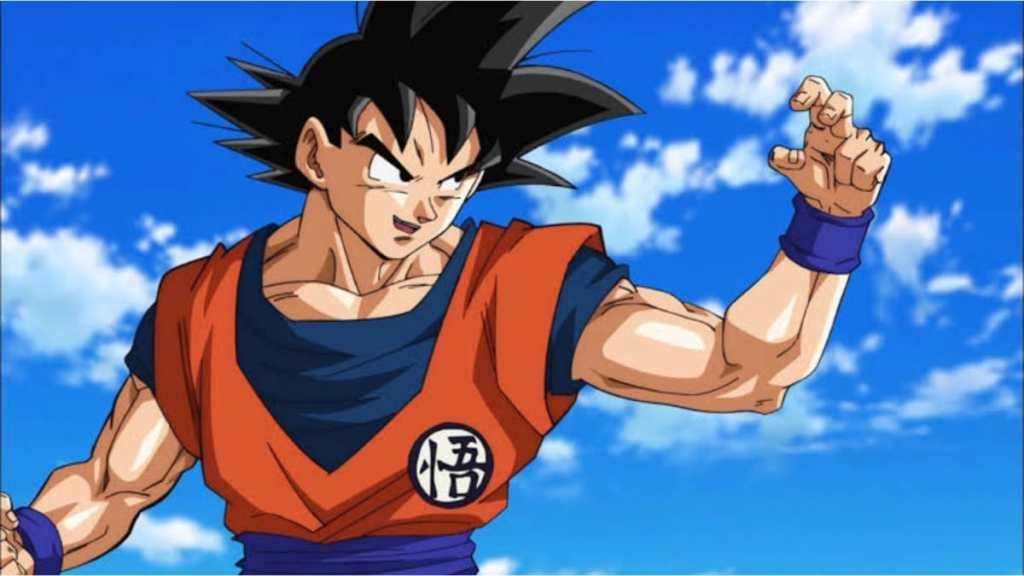 Hình goku 4k chất lượng cao, thần thái mạnh mẽ