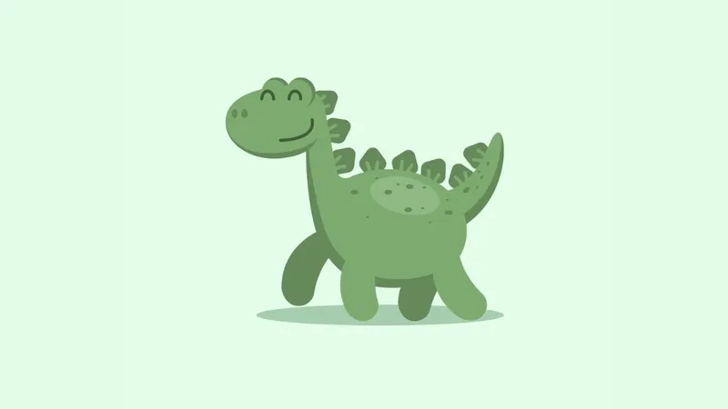 Hòa mình vào thế giới dễ thương cùng avatar đôi cute khủng long