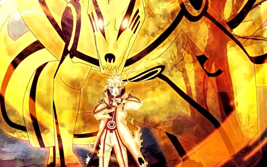 Ảnh naruto ngầu phong cách chiến binh, thể hiện sức mạnh đỉnh cao