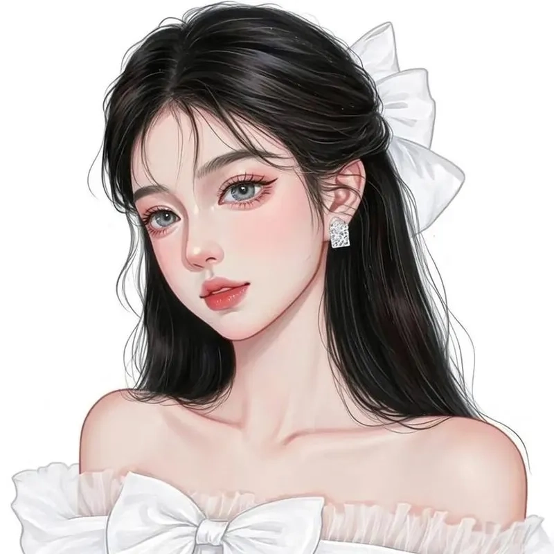 ảnh đại diện fb nữ duyên dáng, sang trọng tôn vinh