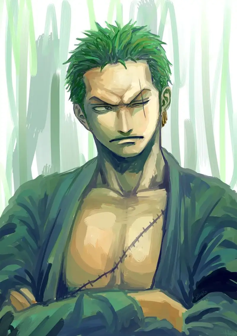 Dễ thương và cá tính với hình nền zoro chibi cực độc đáo
