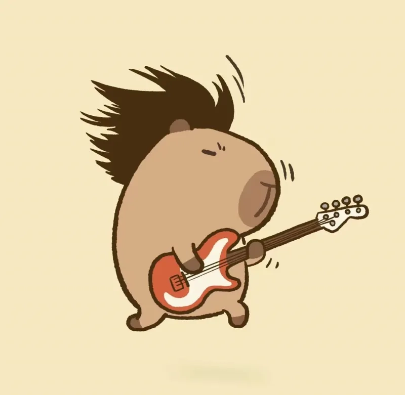 Capybara cute meme siêu dễ thương khiến ai cũng tan chảy