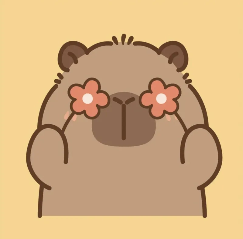 Thưởng thức cute capybara meme siêu ngộ nghĩnh và đáng yêu