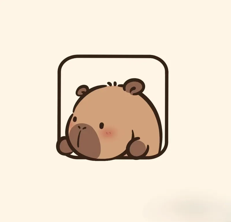 Capybara chuột lang nước meme siêu dễ thương và hài hước