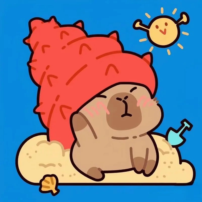 Chúc mừng sinh nhật theo phong cách capybara happy birthday meme