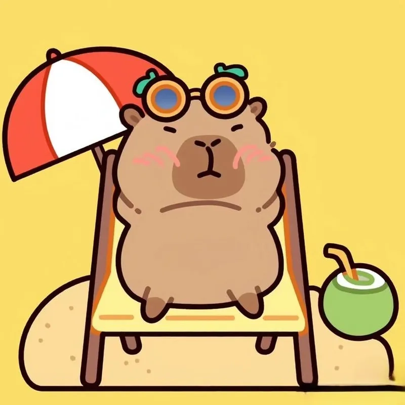 Cười bể bụng với capybara human meme khi chuột lang hóa người