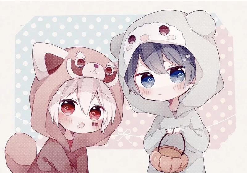 Tận hưởng vẻ đẹp của hình nền anime cặp đôi cute, ngọt ngào và ấn tượng