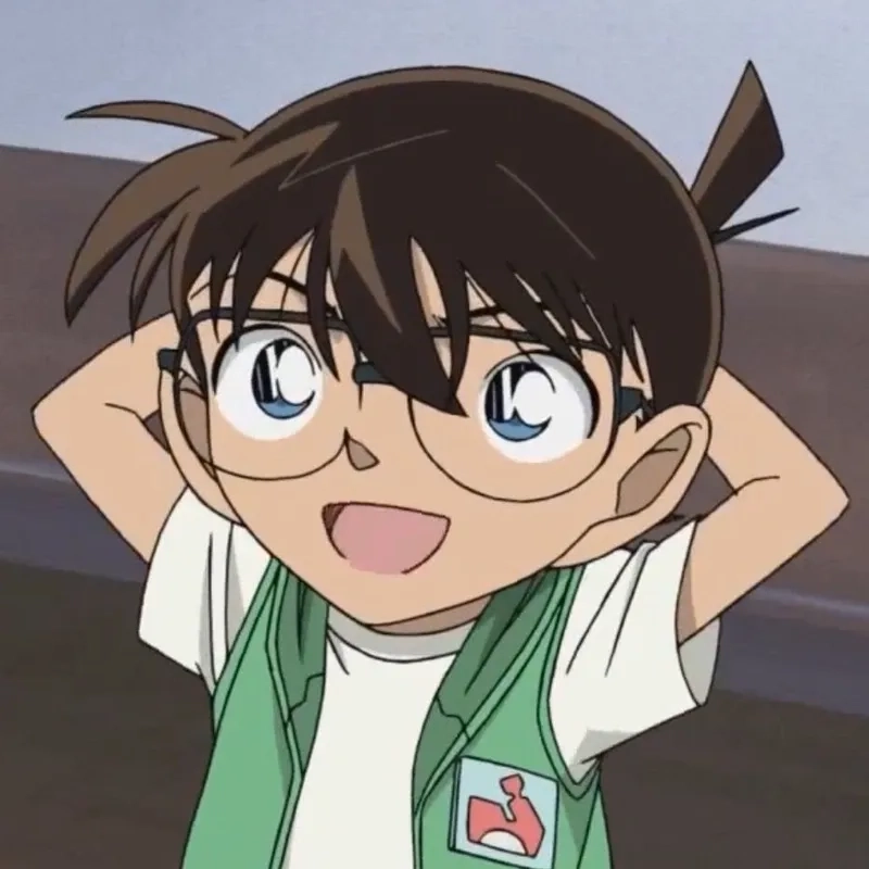 Hình cute conan dễ thương, mang phong cách độc đáo