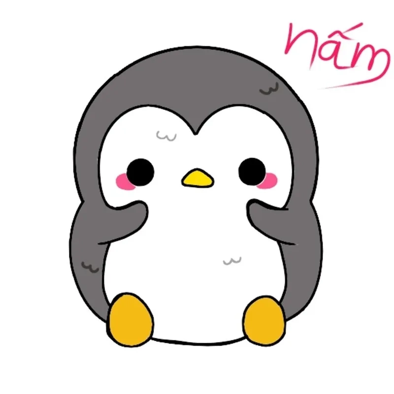 hình nền cánh cụt cute đáng yêu, phù hợp với mọi thiết bị