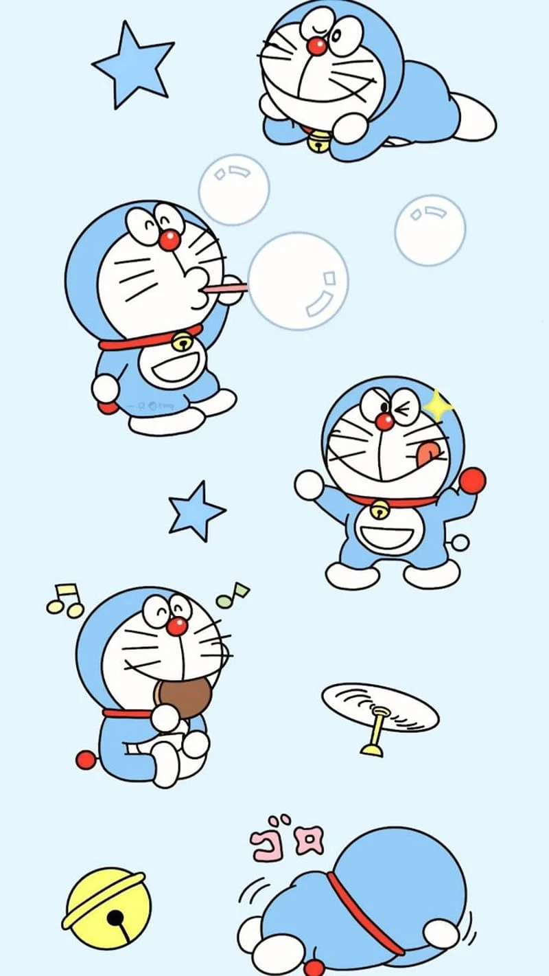 Thêm sắc màu tuổi thơ với hình nền doraemon cho điện thoại