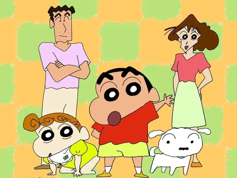Tận hưởng hình ảnh cu shin cậu bé bút chì siêu đáng yêu