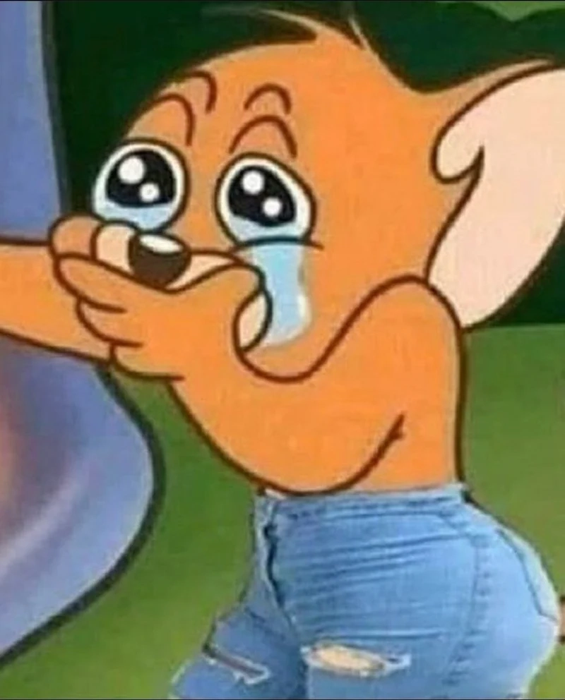 Những khoảnh khắc cảm động trong meme chuột jerry khóc, đầy cảm xúc