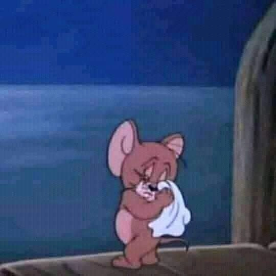 Những khoảnh khắc trầm tư của meme jerry sad, đáng yêu không thể tả