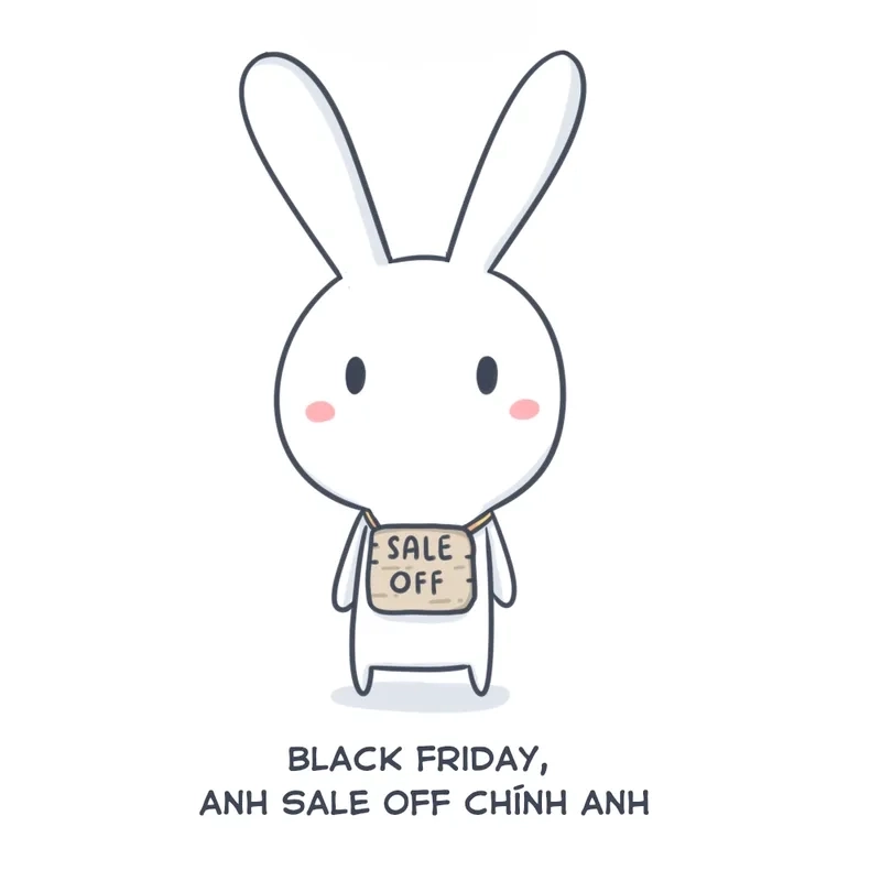 Bộ sưu tập thỏ trắng meme siêu hot