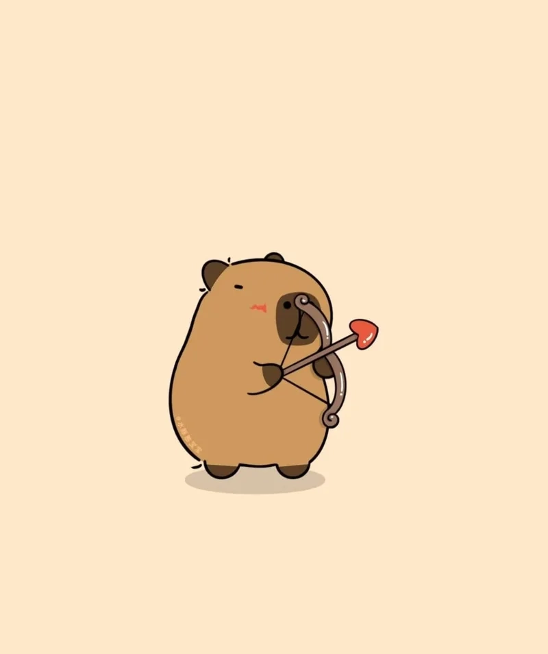 Thêm phong cách đáng yêu với avatar capybara cute