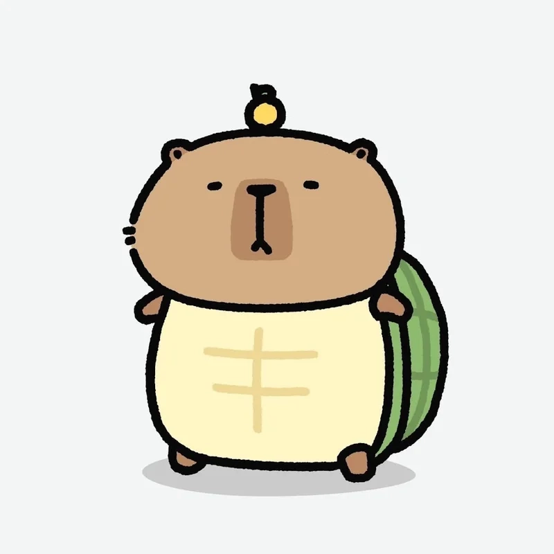 Thể hiện cá tính với avatar hình capybara cute