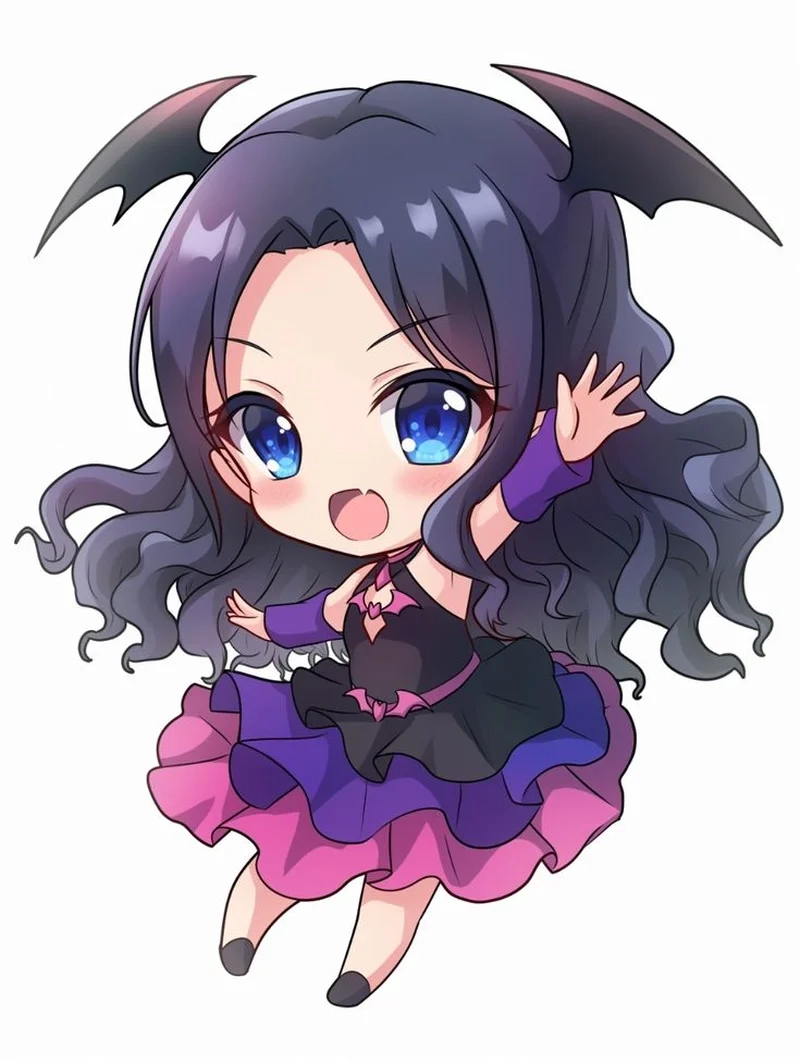 Thể hiện phong cách nữ tính với avatar nữ dễ thương chibi