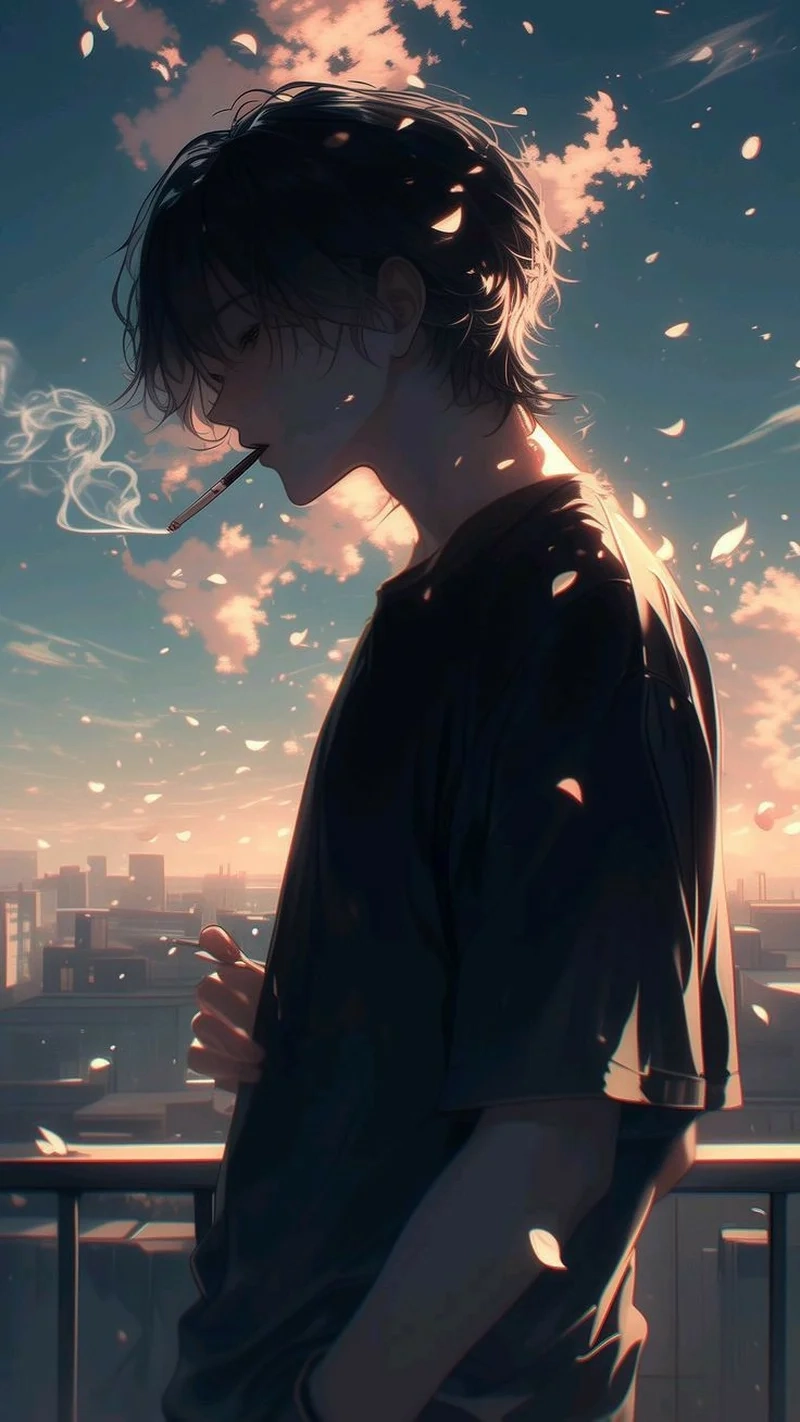 Lưu giữ hình ảnh buồn với hình avatar buồn cô đơn nam