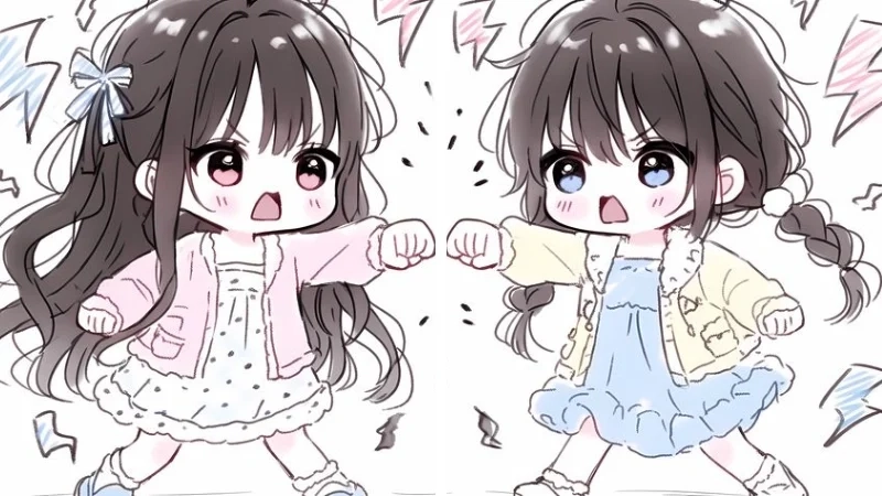 Thêm cá tính nổi bật với avatar đôi nữ ngầu