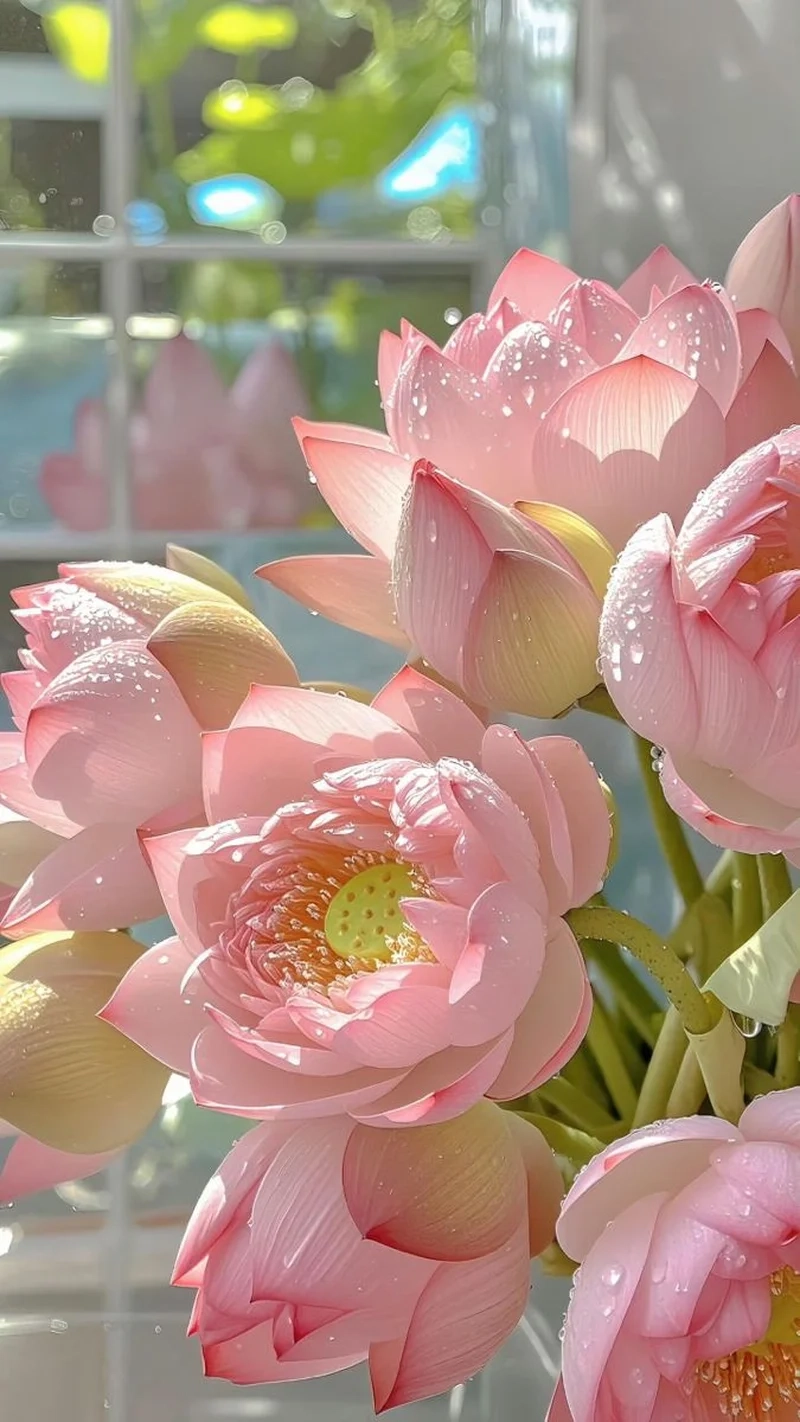 Tạo điểm nhấn thanh lịch với ảnh avatar hoa sen