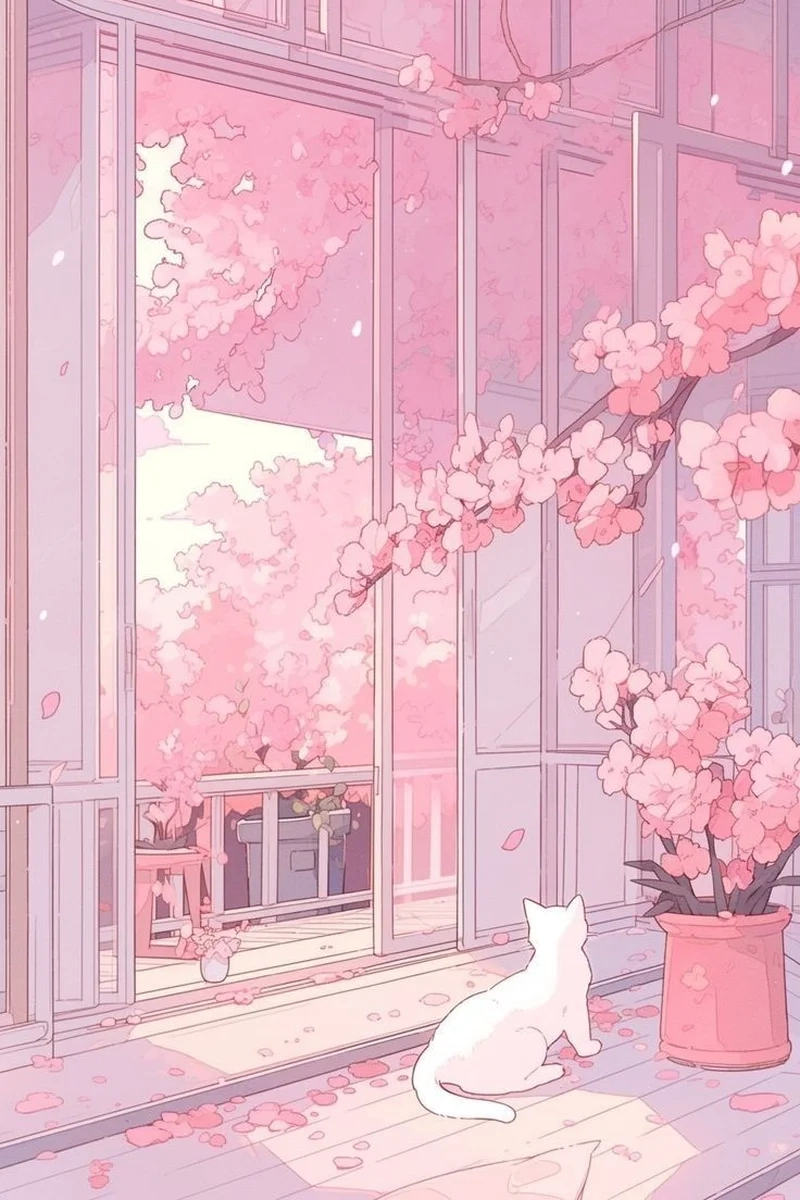 Thêm sự dễ thương cho trang cá nhân với avatar màu hồng cute