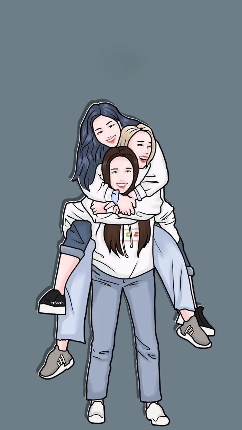 Khám phá phong cách vui nhộn cùng avatar nhóm 3 người bựa