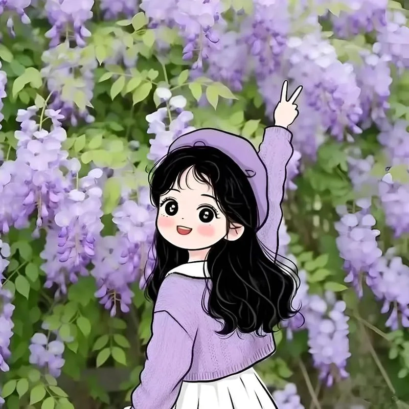 Thêm nét dễ thương vui nhộn cùng avatar dễ thương nữ