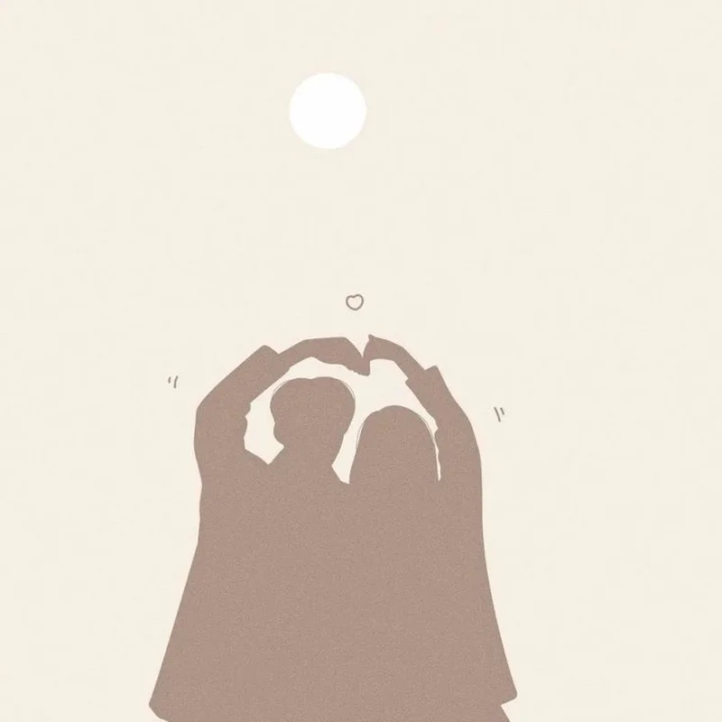 Gửi thông điệp tình cảm qua avatar tình yêu cặp