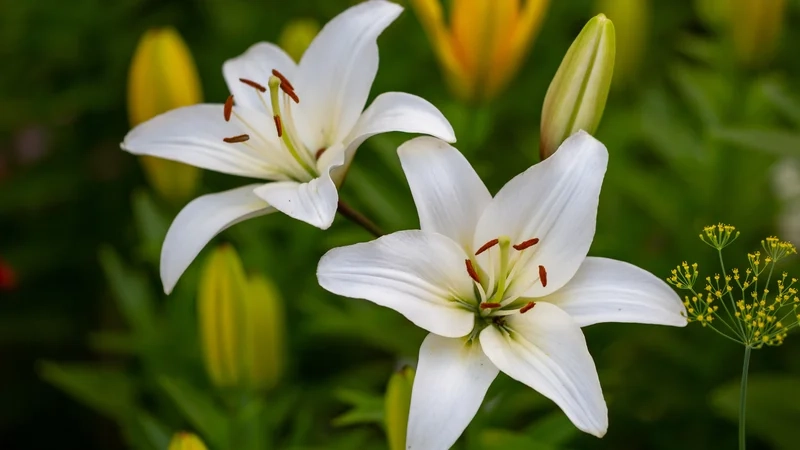 Chiêm ngưỡng hình hoa bách hợp đẹp thanh thoát