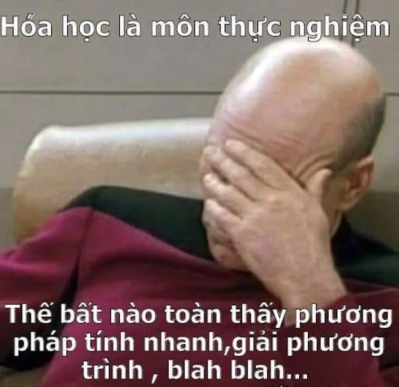 Giải tỏa căng thẳng cùng meme môn Hóa
