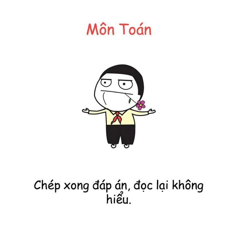 Hài hước mọi lúc cùng meme môn Toán